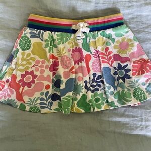 Mini Boden Colorful Striped Waistband Skirt